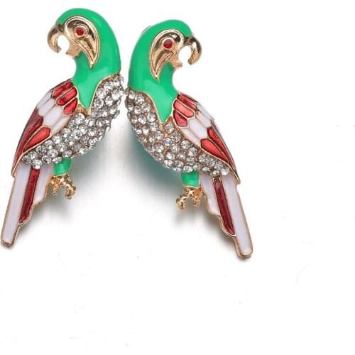 2020 New Fashion Animal Bird Stud Earrings Metal Cute Romantic Fairy Stud Earrings for Women Girls Jewelry Gift for Girls