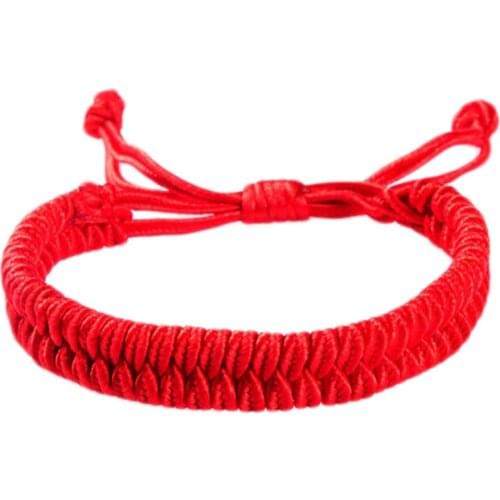 5PCS Classic Braided Good Lucky Bracelet Red String Bracelets Jewelry Friendship Bangles Party Gift Woman Man Trinket