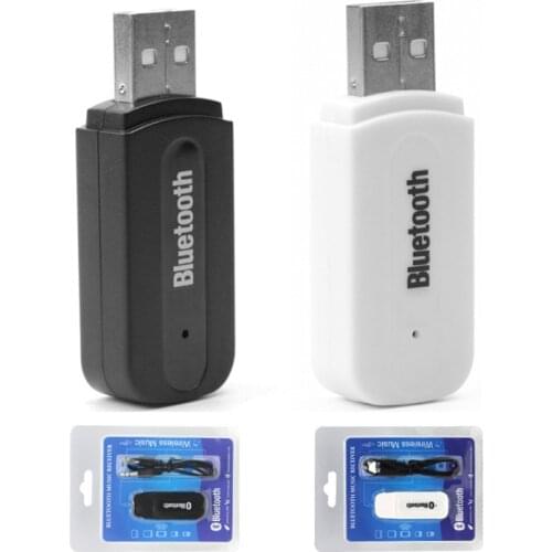 USB Blue-tooth 4.0 Music Receiver Adapter 3.5mm Audio Receiver Wireless Stereo Sound For Car Home Speakers