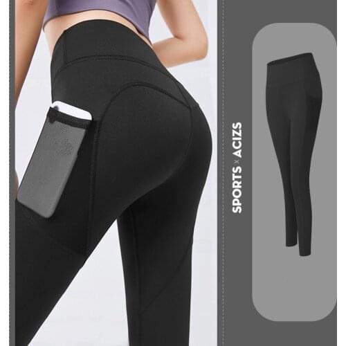 Yoga Pants Women with Pocket Plus Size Leggings Sport Girl Gym Leggings Women Tummy Control Jogging Tights Female Fitness pants