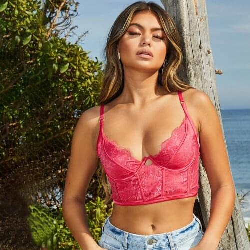 Thin Cup Full Lace Breathable Solid Bralette Bras for Womens Bra Underwear Sexy Lingerie Super Push up Brassiere HB122