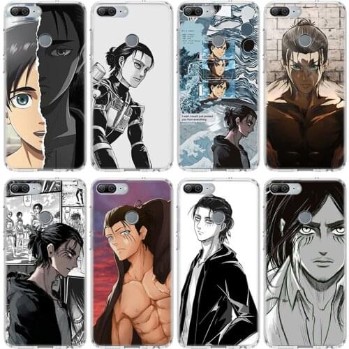 Attack on Titan Eren Jaeger Season Manga Phone Case For Huawei Honor 10 9 20 Lite 9X 8X 8A Pro 7A 7X Y5 Y6 Y7 Y9 2019 V20 V30 So