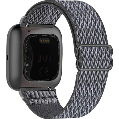 Elastic Nylon Strap for Fitbit Versa 2 Smart Bracelet watch Belt Braided band Wristband For Fitbit Versa lite Watchband