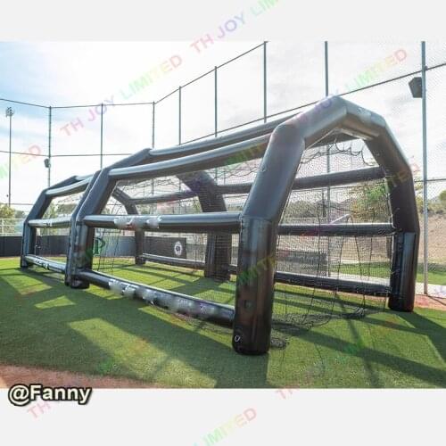 7x5m airtight inflatable batting cage for baseball training inflatable baseball sport field