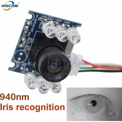 HQCAM 720P CCTV Surveillance Qr code camera USB module Camera mini infrared Night Vision USB Webcam hd IR 6pcs 940nm led Board