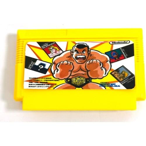 Pro Wrestling Nes Card For 60 Pin 8 Bit Game Player