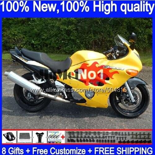 Body For SUZUKI KATANA GSXF 600 750 GSXF600 98 99 00 2001 2002 Cool Yellow 12MC.105 GSX600F GSXF750 1998 1999 2000 01 02 Fairing