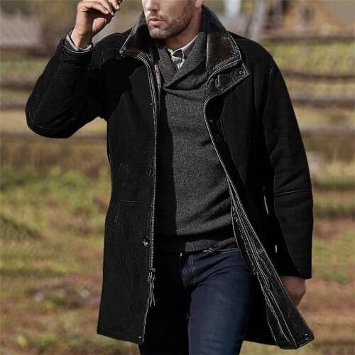 New Winter Woolen Mens Coat Warm Thick Men Jacket Groom Suits Business Prom Party Blazer One Piece
