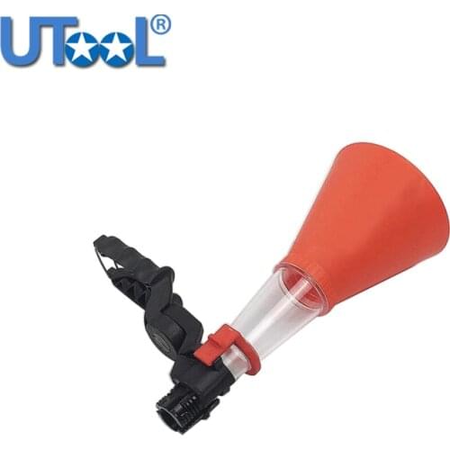 Engine Oil Filling Set Universal Oil Funnel with Adjustable Width Holding Clamp Multifunctional Pour Oil Tool for Car Repairing