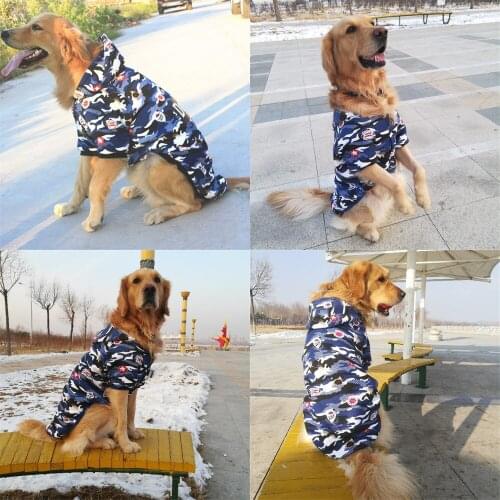 Big Dog Clothes Winter Large Dog Outfit Corgi Shiba Inu Samoyed Labrador Golden Retriever Husky Dog Coat Jacket Costume Dropship