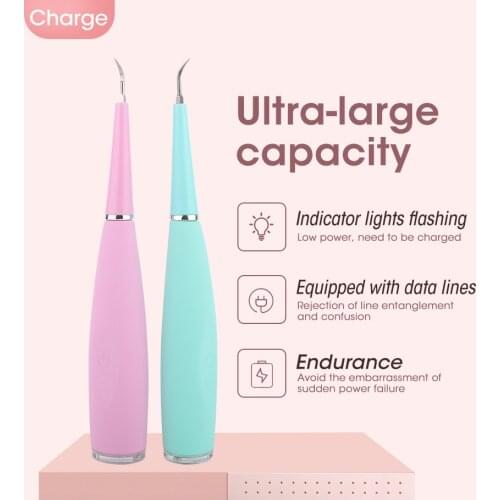 Portable Sonic Electric Toothbrush Dental Scaler Tooth Health Hygiene Remover Tooth Stains Tartar Calculus Remover Tool Dentist