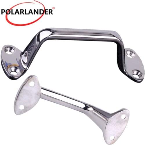 100% New Large Cleat Door Grab Handle 15cm 316 Stainless Steel Handrail Pull Replacement For Marine Boat Yacht Ship Vessel