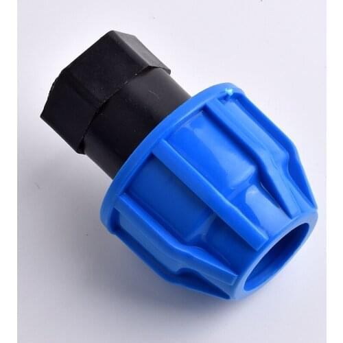 2-10Pcs Hi-quality PPR PVC PE Female Thread Direct Quick connector Plastic joint Water Pipe Connectors Agricultural Accessories