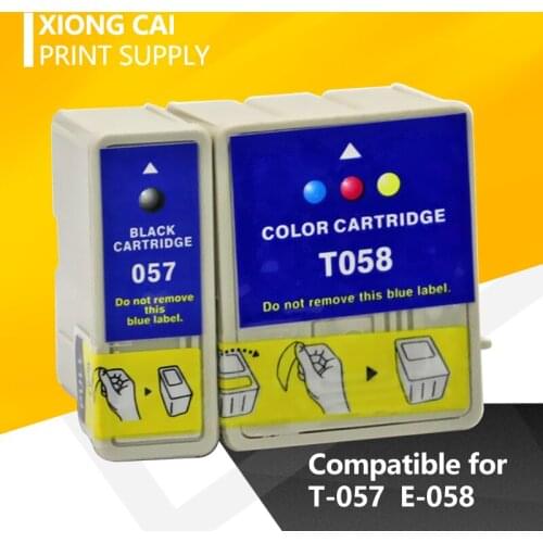 Compatible for Epson T057 T058 T-057 T-058 Compatible Ink Cartridge for Epson ME1,ME100,ME1 Compatible model for T 057 058