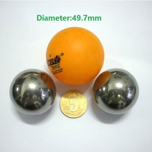 2pcs/lot High quality Dia 49.7mm steel ball bearing steel balls Diameter 49.7mm GC15 G16