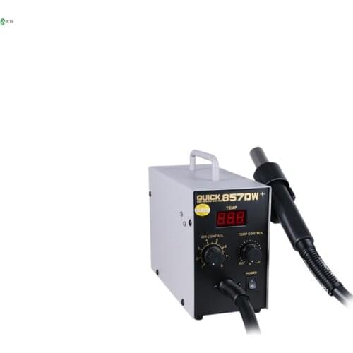 LED Display Adjustable Hot Air Heat Gun With Helical Wind 580W SMD Rework Station QUICK 957DW