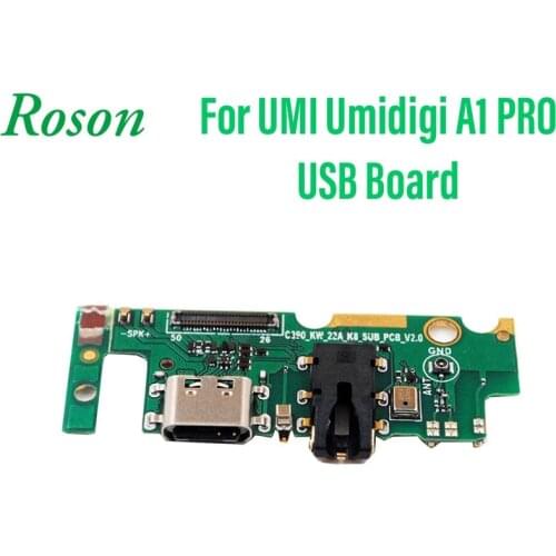 Roson for UMI Umidigi A1 Pro Loud Speaker USB Charge Board Assembly Parts For UMI Umidigi A1 Pro Power Volume Cable Earpiece