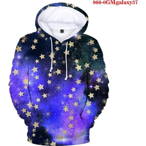Galaxy Rainbow 3d Hoodies Pullover Hoodie 3D Printing Sweatshirts 2021 New Women Hoodies Harajuku Sweatshirts 3D Pullovers Tops