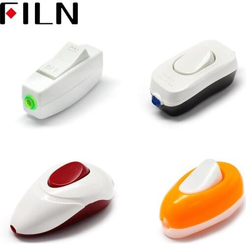 1 Pcs Most Popular Lighting Accessories White/Black Bed Light Cord Control ON/OFF Switch