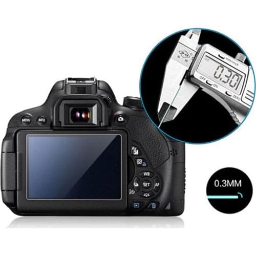 2-Pack Deerekin 9H HD 2.5D Surface Hardness Tempered Glass LCD Screen Protector For Olympus EPL7 EPL8 EP5 SP-100EE PEN-F Camera