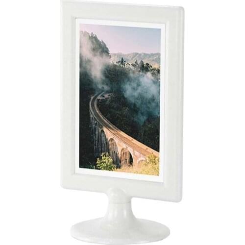 20 pcs A6 Desk Sign Menu Frame Plastic Photo Frame Stand Table Picture Display Rack Price Tag Card Menu Label Holder Stand