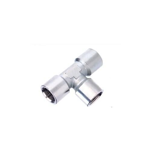 3/8" BSP Equal Femaile Tee pneumatic brass fitting pneumatic pipe fitting ,quick connector PFT 03