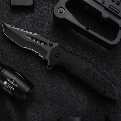 7.82'' Damascus Steel Folding Pocket Knife Survival Tactical Knife Combat Outdoor Hiking Camping Hunting Knives EDC Multi Tool