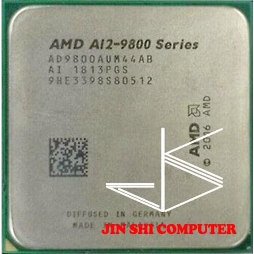 AMD A12-Series A12-9800 A12 9800 3.8 GHz Quad-Core CPU Processor AD9800AUM44AB/AD980BAUM44AB Socket AM4