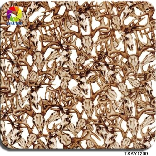 Free shipping TSAUTOP Width 0.5m water transfer printing flim new hydrographics aqua print film WDF1299