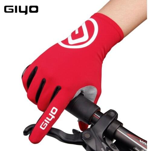 Full Fingers Long Cycling Sports Gloves Touch Screen Gel Women Men Bicycle Gloves MTB Road Bike Riding Racing Gloves Equipment