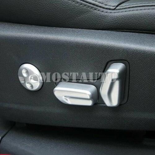 For Peugeot 508 ABS Matt Interior Seat Adjustment Button Cover Trim 2019-2020 6pcs Car Accessories Interior Car Decor Car Trim