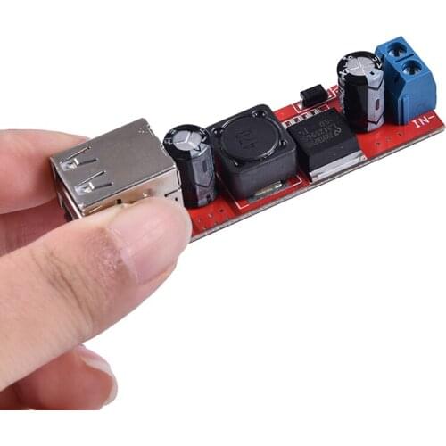 Hot sale DC 6V-40V 12V To 5V 3A Dual USB Charger DC-DC Step-down Converter Module LM2596