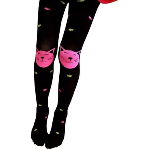 Girls Tights Bearded Girl Fashion Knitted Stocking Baby Pantyhose Cartoon Warm Cotton Girl Stocking Kids колготки детские чулки