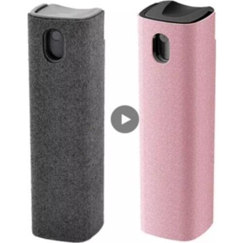 Mobile PC Screen Cleaner Microfiber Cloth Set Tablet Cleaning Artifact Storage 2 In 1 Phone Screen Cleaner Spray Glass Cleaner