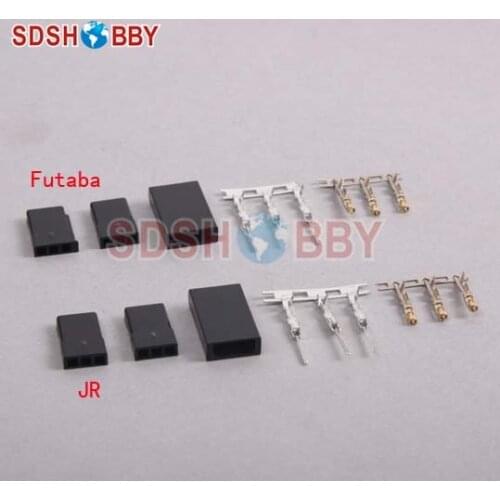 DIY Futaba/ JR Type 3 Pin Servo Battery Connector/Plug Set (Female and Male)