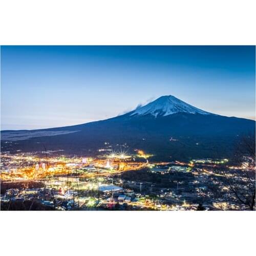 Colorful print Wall Tapestry Mount Fuji, Japan M443