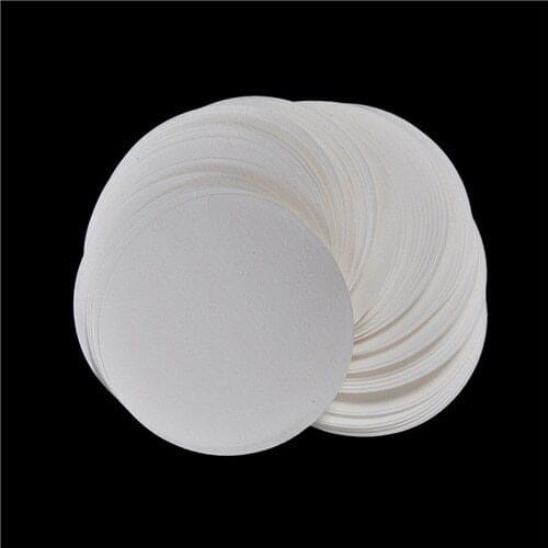 New 100PCS/bag Laboratory filter paper medium speed Funnel filter paper 7cm Circular Qualitative filter paper