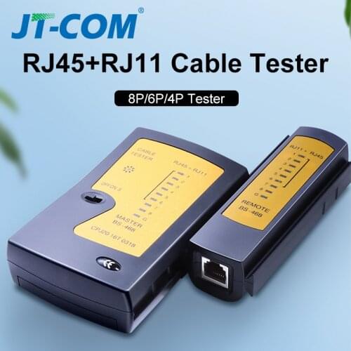 RJ45 RJ11 RJ12 Network Cable Tester CAT5 UTP LAN Cable Tester Networking Wire Telephone Line Detector Remote Test Tracker Tool