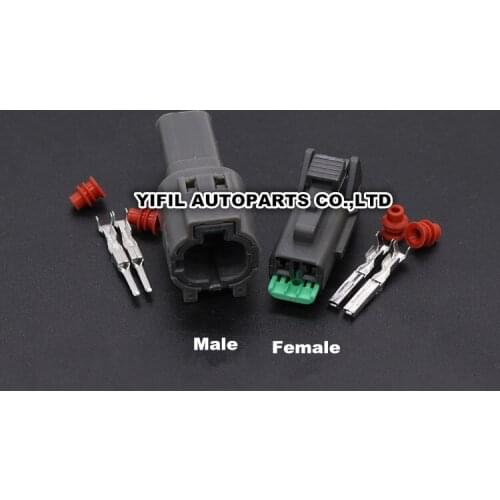 2 Pin Male Female Wiper Spray Motor Plug Waterproof Automotive Connector For Nissan KUM PB015-02850 7123-8520-40 7222-8520-40