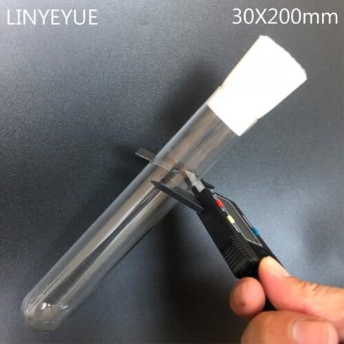 12 pieces/pack Lab Glass Test Tube with silica gel plug Laboratory Chemistry Glassware Glass Tube