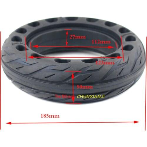 Lightning shipment 8 Inch 200x50A Explosion-proof Electric Bike Scooter Wheel Motorcycle Solid Tire Bee Hive Holes 200*50A