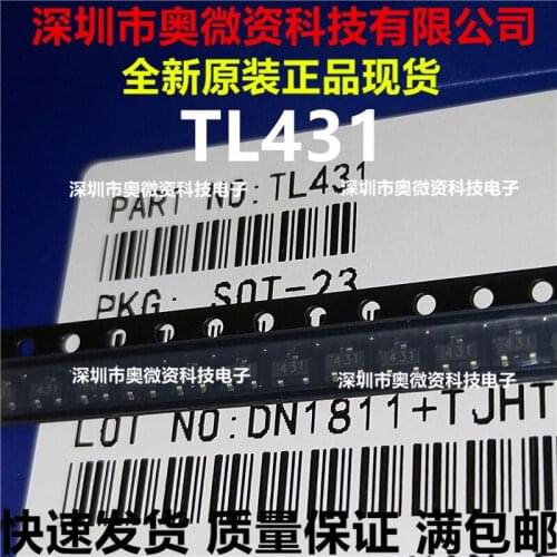 100% Original In Stock New TL431 431 SOT-23 SOT-23 (10011) 100pcs/lot