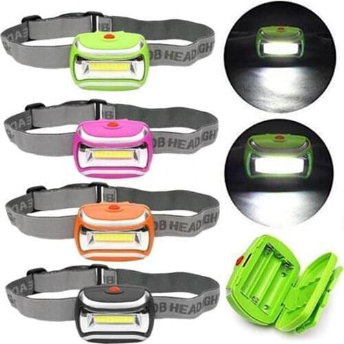 2018 New Waterproof 600LM COB Headlight Mini LED Light Outdoor Camping Hiking Head Lamp Field Emergency Light Camping Headlight