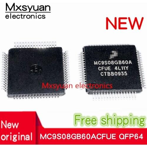 5pcs~20pcs/LOT MC9S08GB60A MC9S08GB60ACFUE QFP64 MC9S08GB60ACFUE