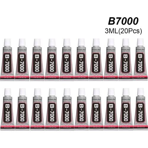 20Pcs 3ml B7000 Glue Epoxy Resin Wood Super Adhesive B6000 Fabric Clothes Electronic Component Textile Cyanoacrylate 502 E8000