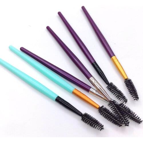 50PCS Plastic Gel Eyelash Brush Comb Mascara Wands Eye Lashes Extension Tool Beauty Makeup Tool for Women Eye Makeup Tools