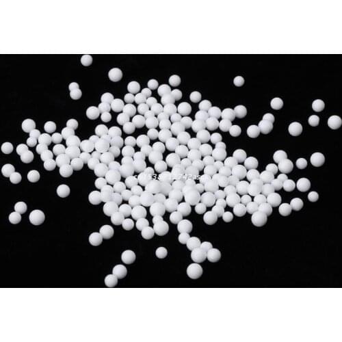 77JE 1 Box Fishing Bait Foam Buoyancy Pop Ups White Lure Round Beads Carp Bream