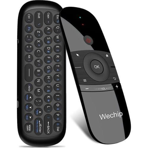 Wechip 2.4G Air Mouse MINI Wireless Keyboard 6-Axis Motion Sensing Infrared Learning Remote Control for Smart TV Android TV BOX