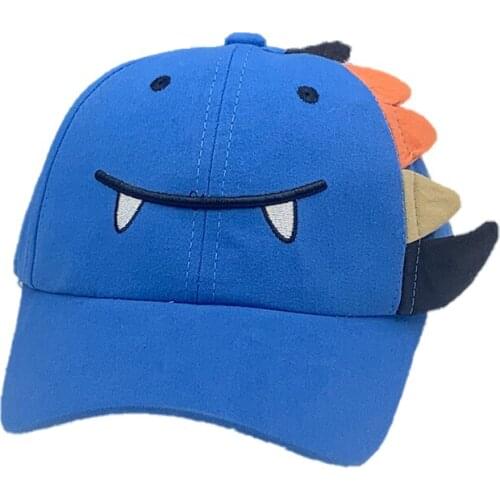 2021 new childrens dinosaur baseball cap cartoon casual boy and girl hip-hop cap Snapback kids cap