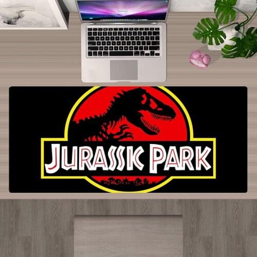 Large Jurassic Park Mousepad Gaming Accessories Mouse Mat XXL 90X30 Mouse Pad Gamer Tapis De Souris Mausepad XL Tappetino Mouse